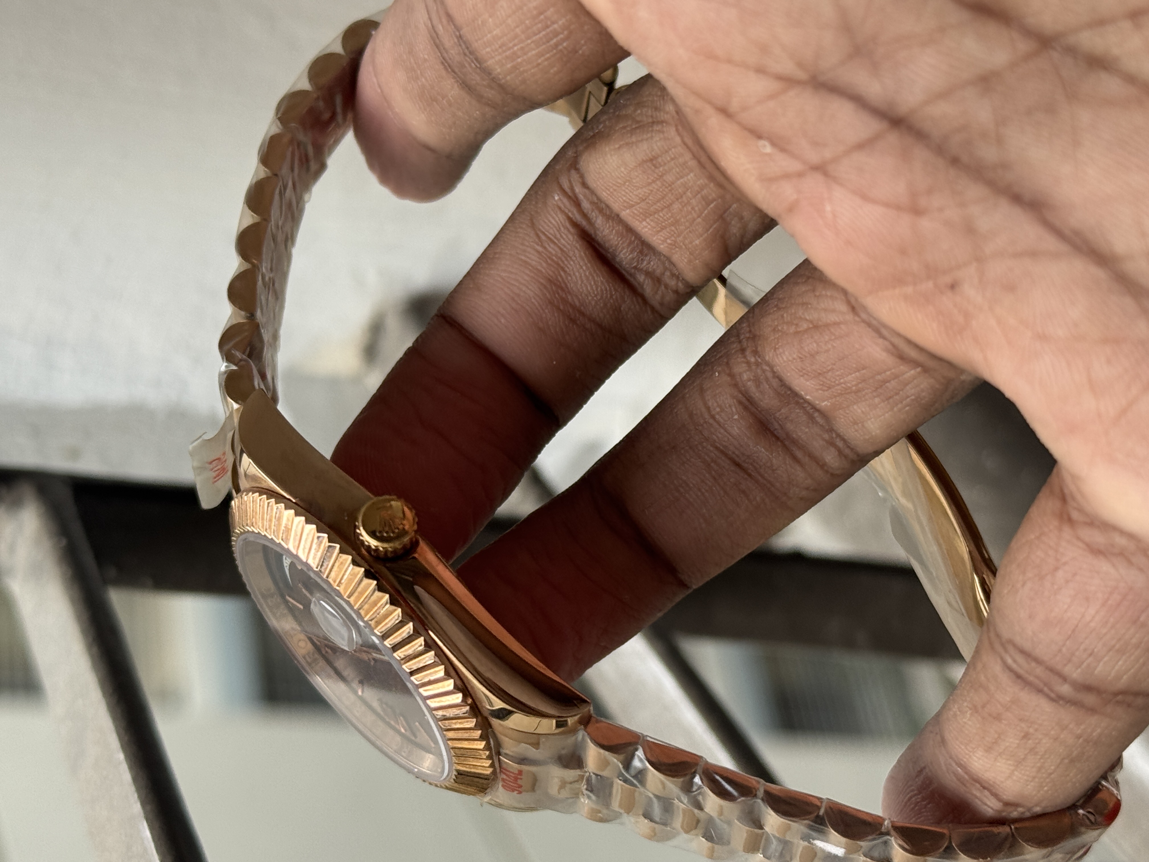 Rolex Day‑Date 40 228235 – 40 mm Everose Gold with Fluted Bezel & President Bracelet AAA_img_3