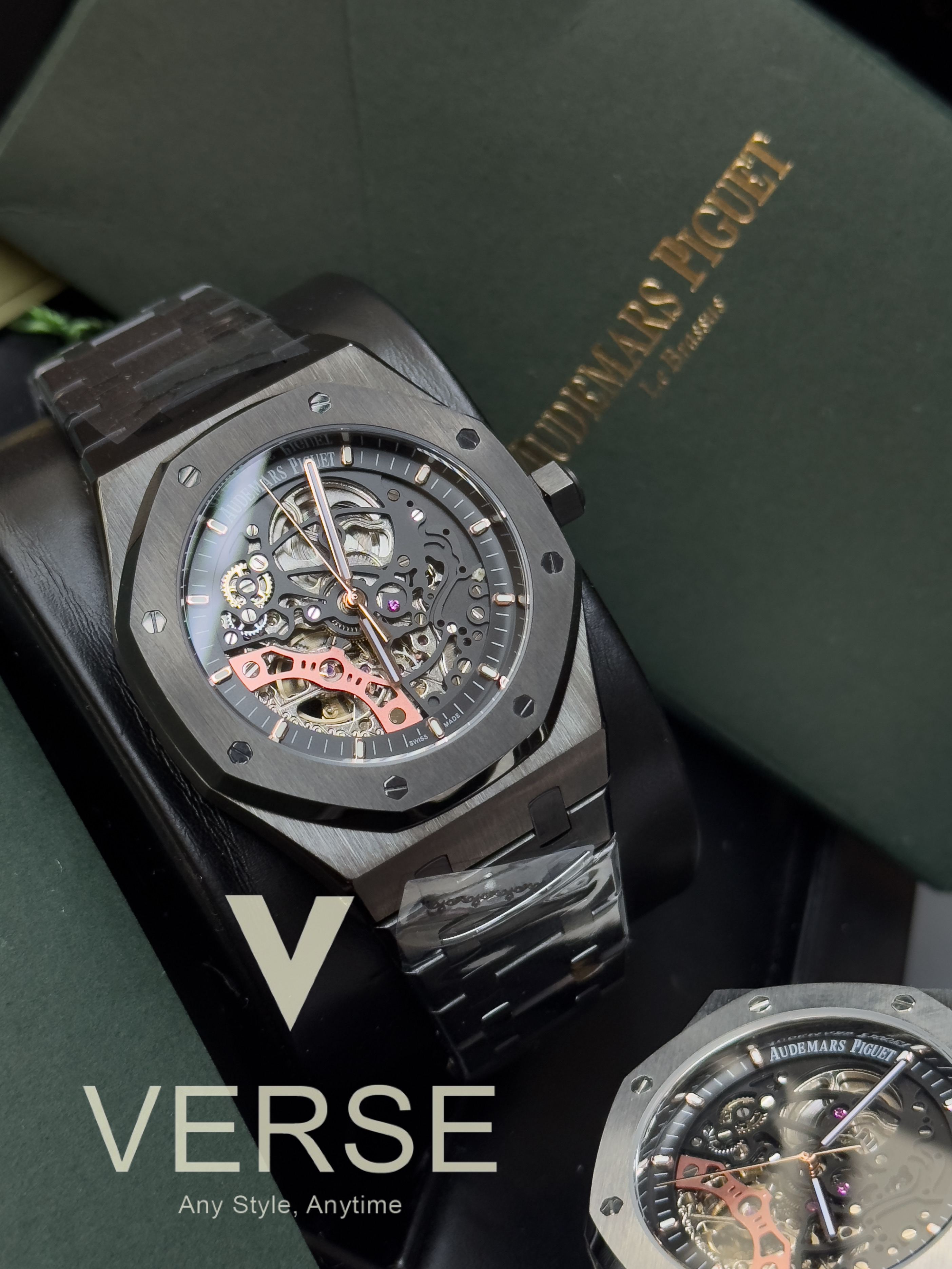 Audemars Piguet Royal Oak Double Balance Wheel Openworked 15416CE – 41mm Black Ceramic Skeleton Watch