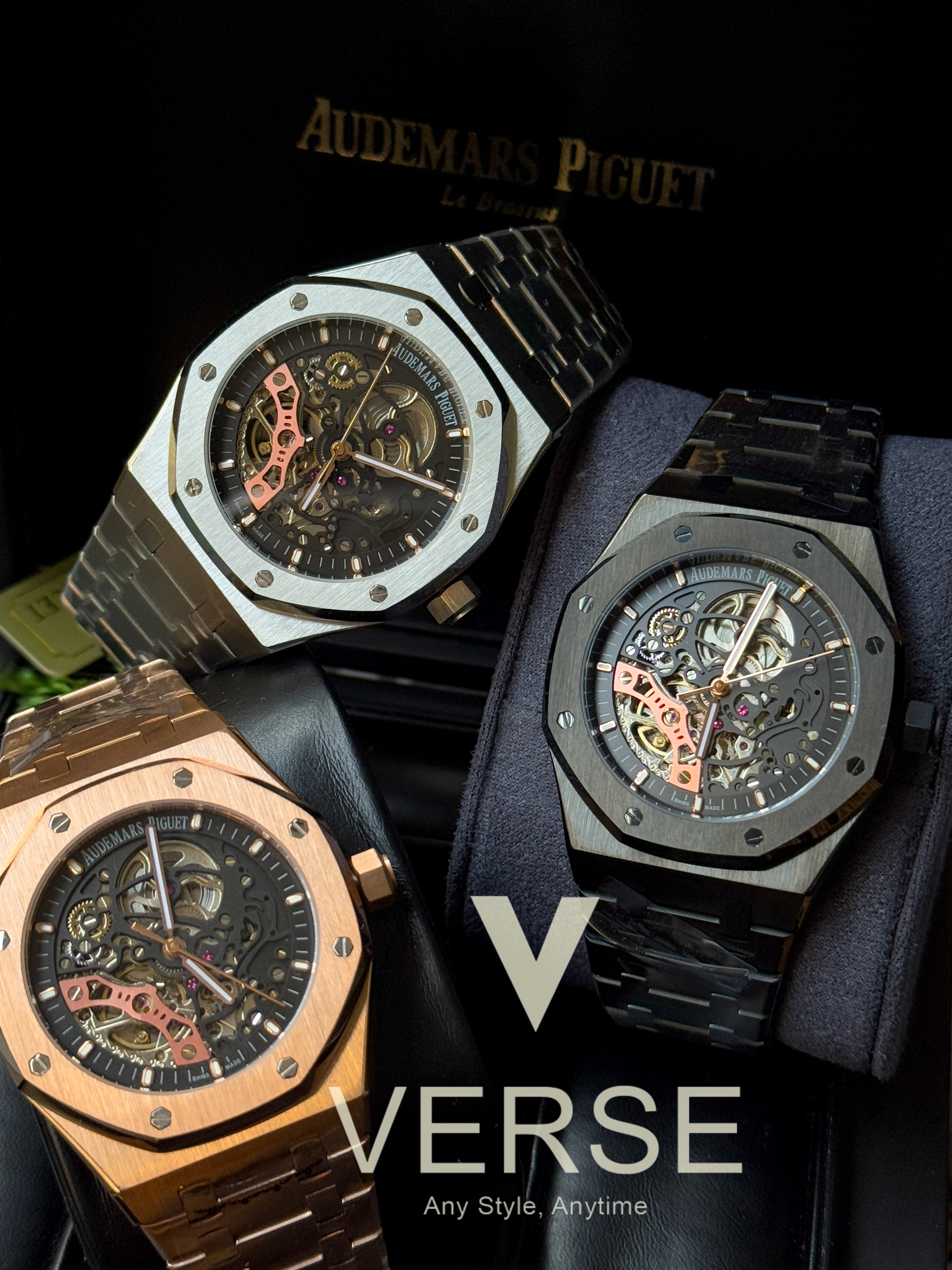 Audemars Piguet Royal Oak Double Balance Wheel Openworked 15416CE – 41mm Black Ceramic Skeleton Watch_img_1