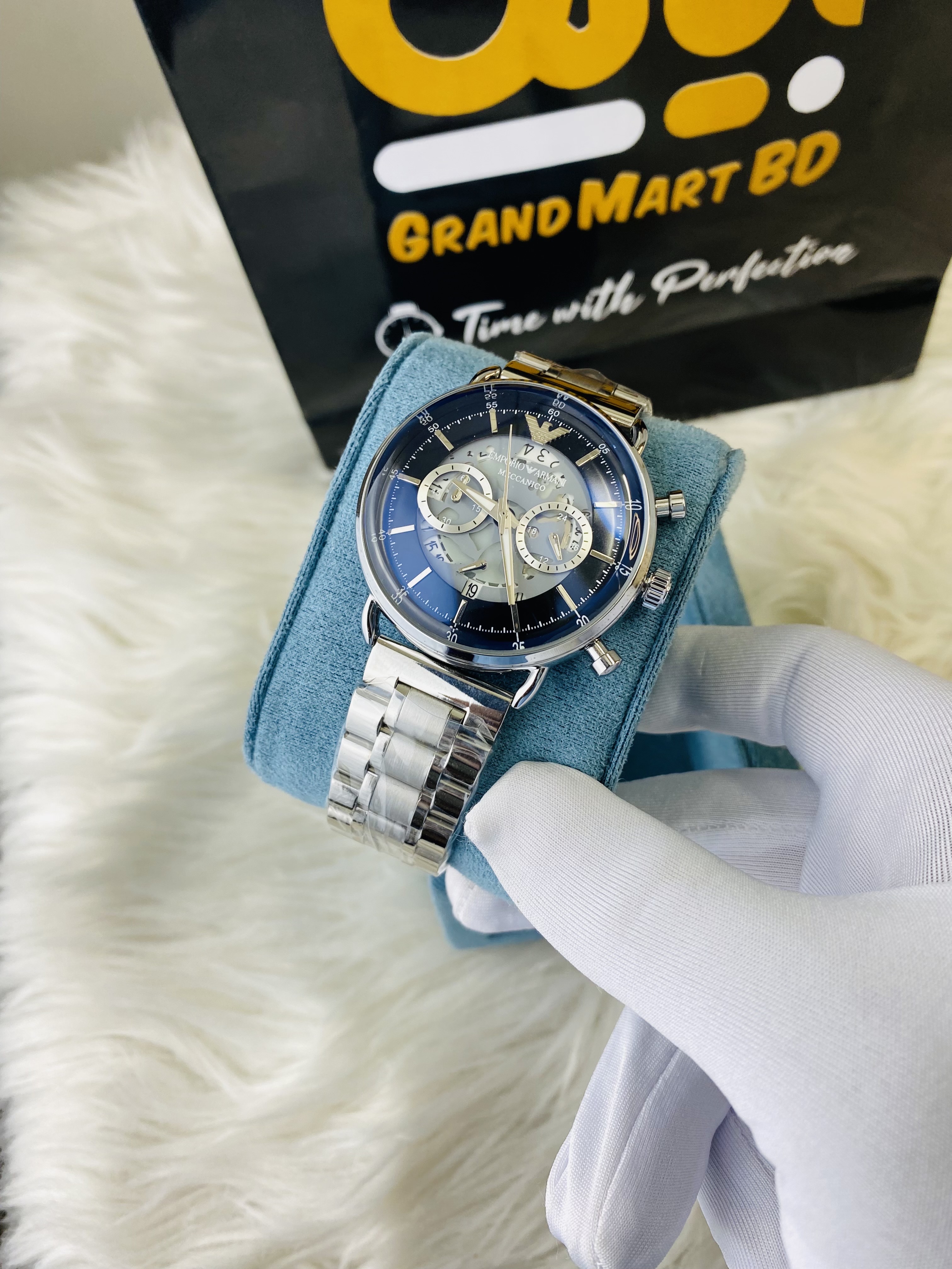 Armani Oval || Silver chain_img_2