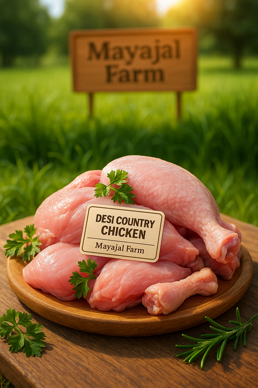 Desi country chicken.