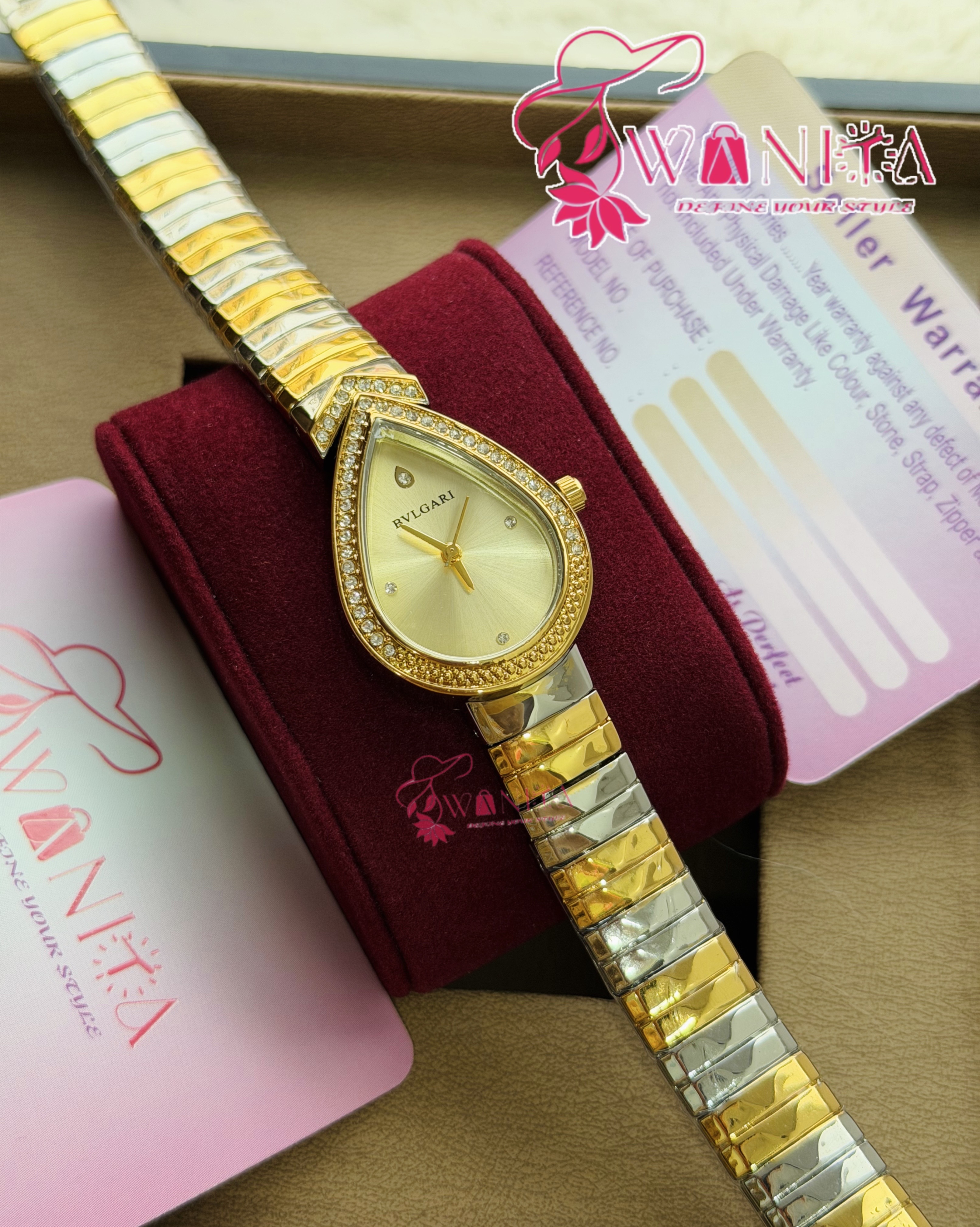 BVLGARI LADIES DUAL TONE WATCH