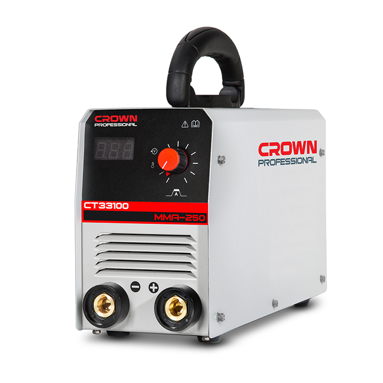CROWN CT33100 Professional Inverter DC MMA Welding Machine, 160-265V, 30-200A, 2.5-4mm; CT33100
