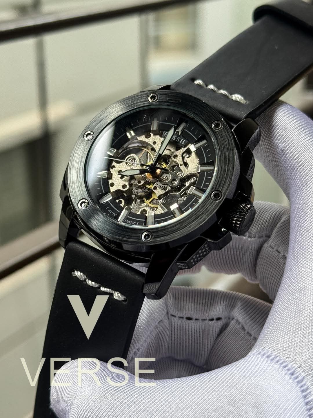 Fossil Auto full black