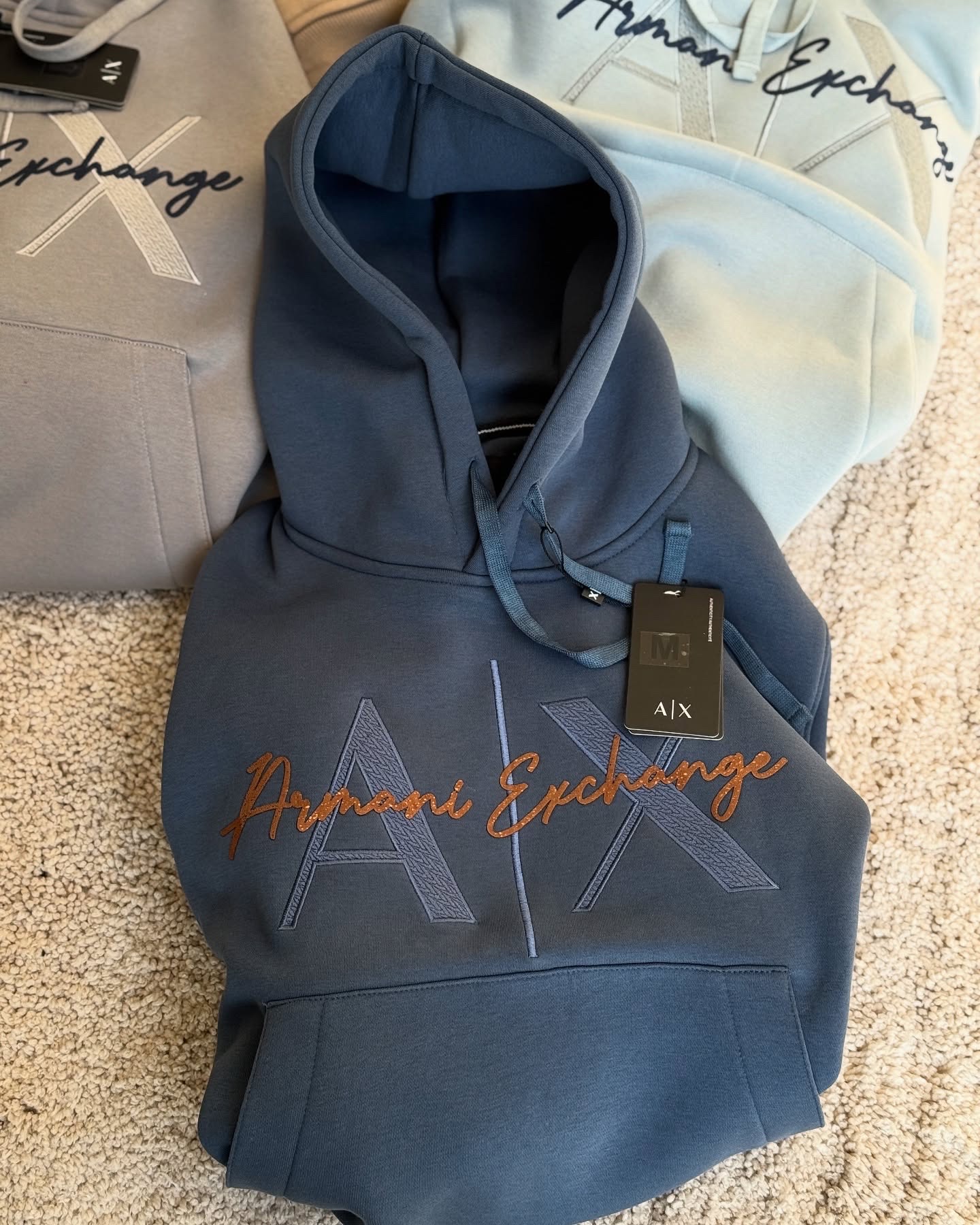 A|X Armani Exchange Black Hoodie