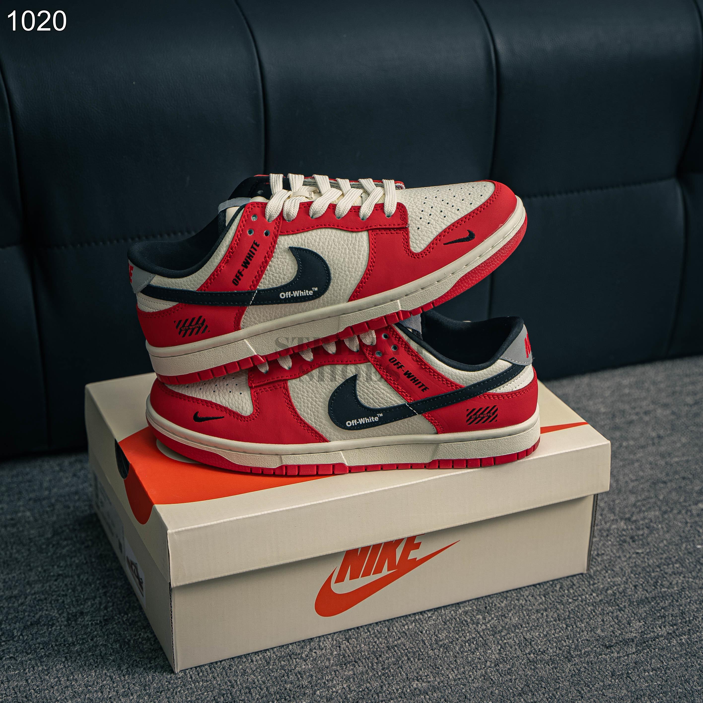 Nike Dunk Low Off-White University Red_img_1