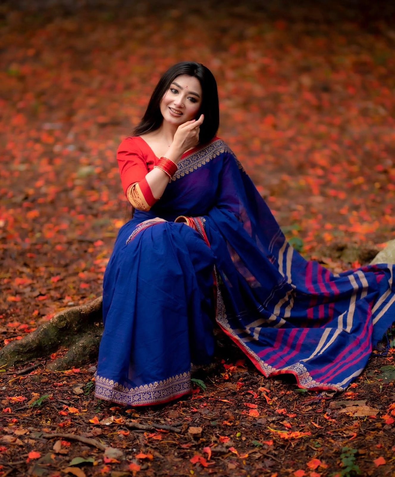 নীল অন্তরীক্ষ | টাংগাইলে এর হেন্ডলোম শাড়ী |_img_2