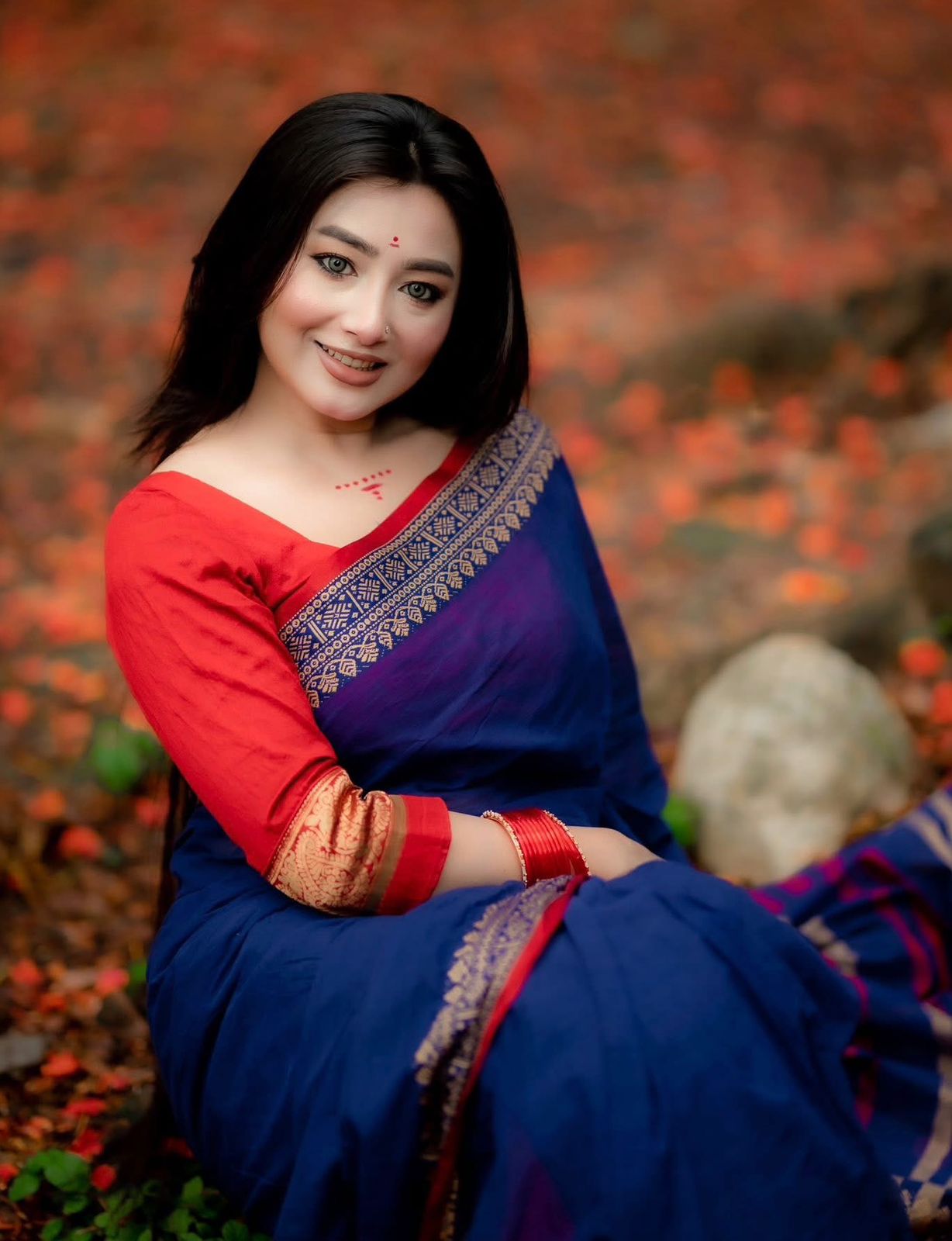 নীল অন্তরীক্ষ | টাংগাইলে এর হেন্ডলোম শাড়ী |_img_3