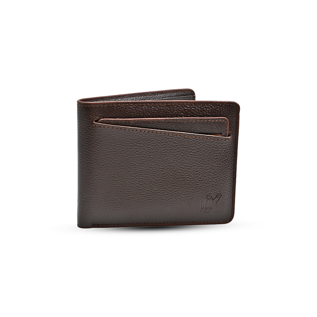 ProX High Quality Original Cow Leather Wallet_FW-2739 Deep Coffee_img_1