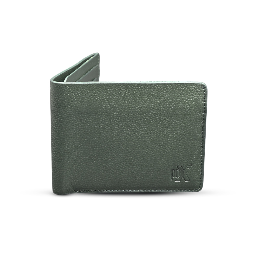 ProX High Quality Original Cow Leather Wallet_FW-2746 Green_img_1