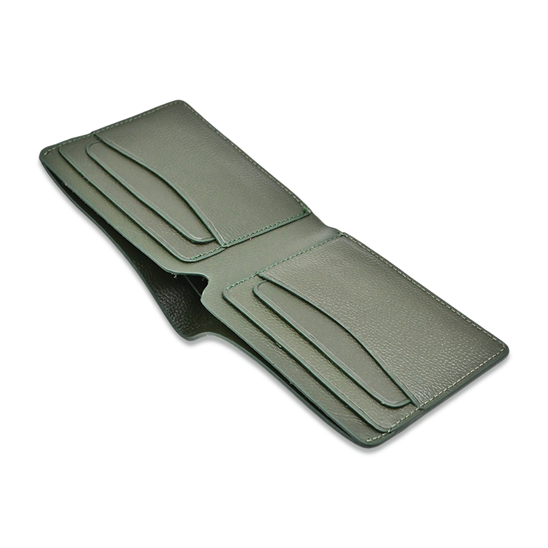ProX High Quality Original Cow Leather Wallet_FW-2746 Green_img_3