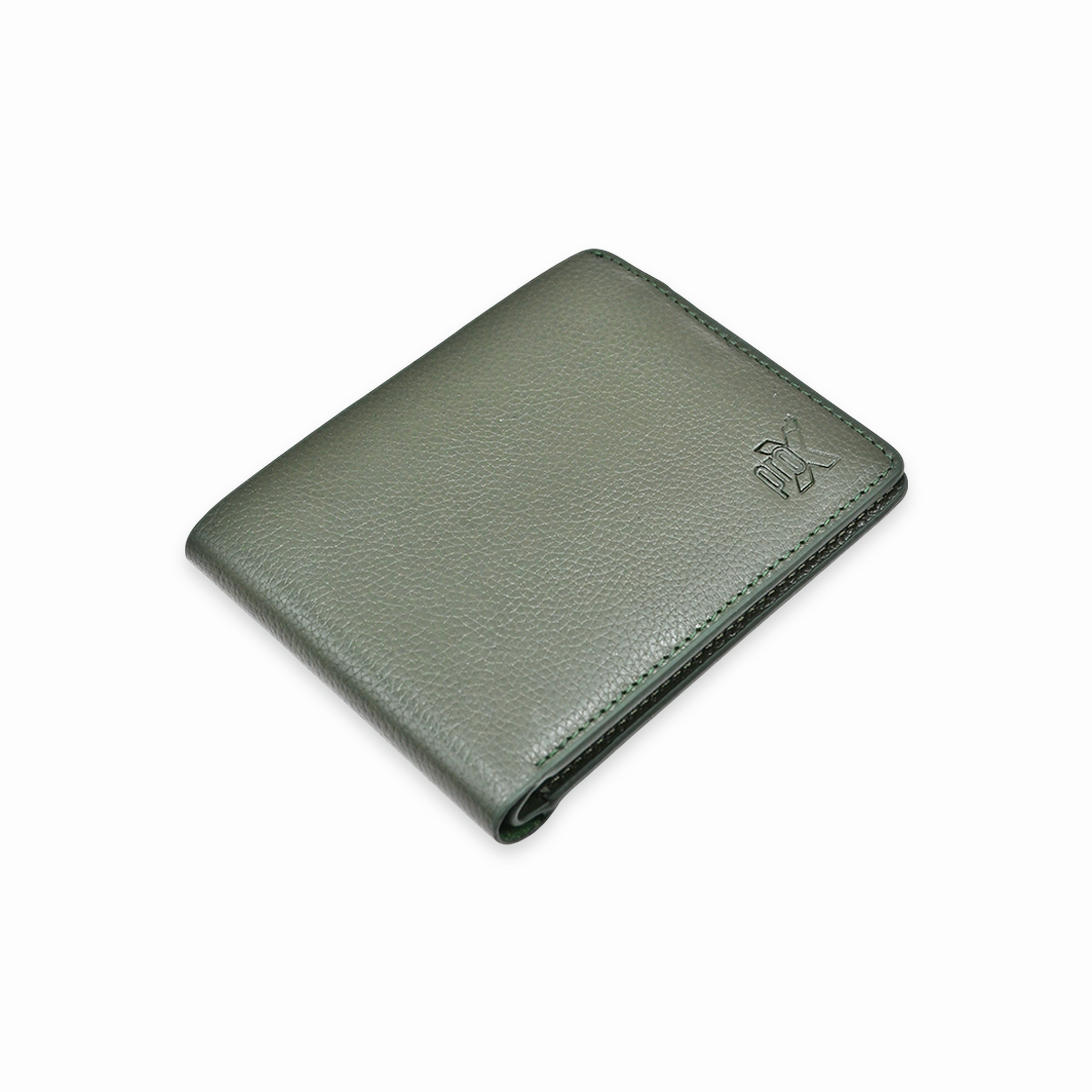ProX High Quality Original Cow Leather Wallet_FW-2746 Green_img_4