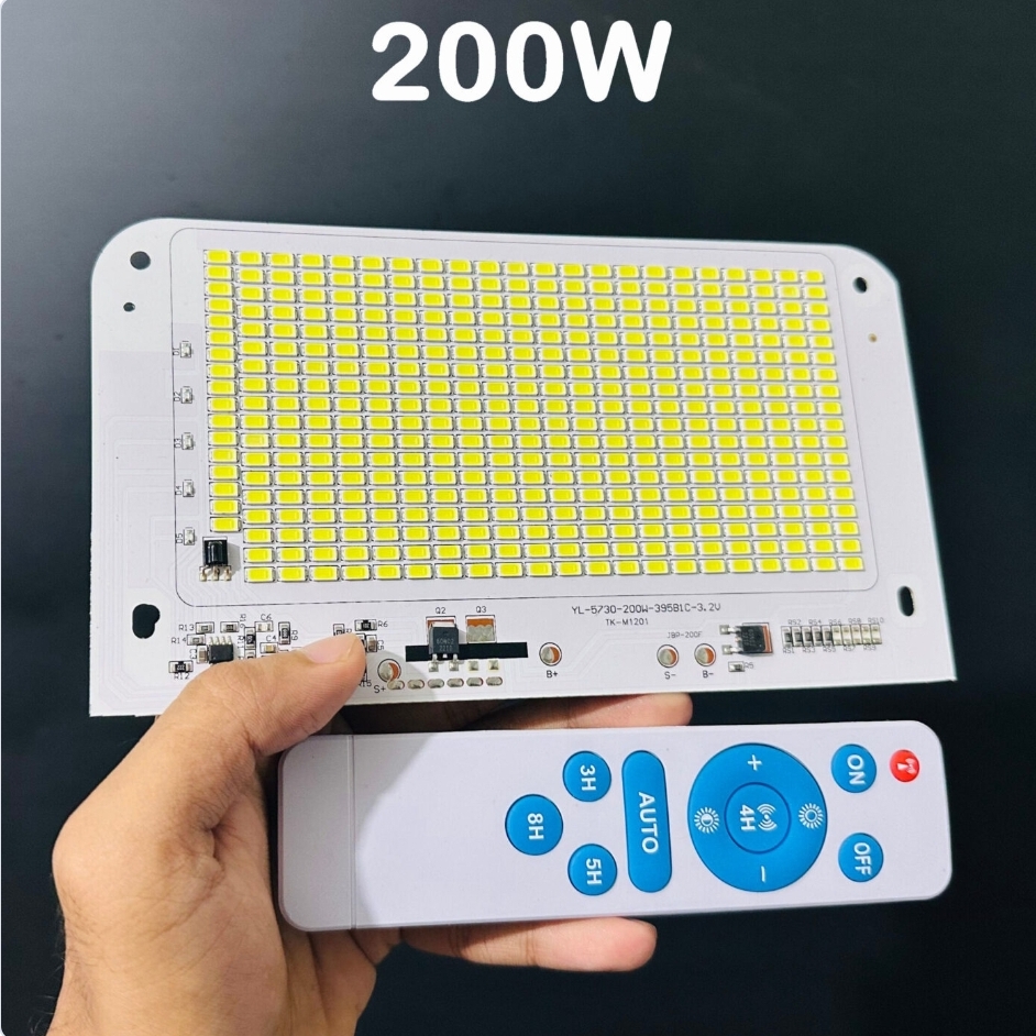 200W 3.7V Solar LED Light with Remote Control | High Brightness Outdoor Solar Lamp (Original)