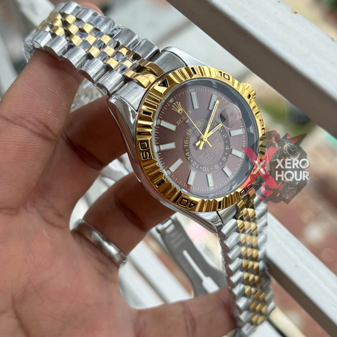 Rolex Sky Dweller AA Grade | Dual Tone | Bronze watchphase_img_2