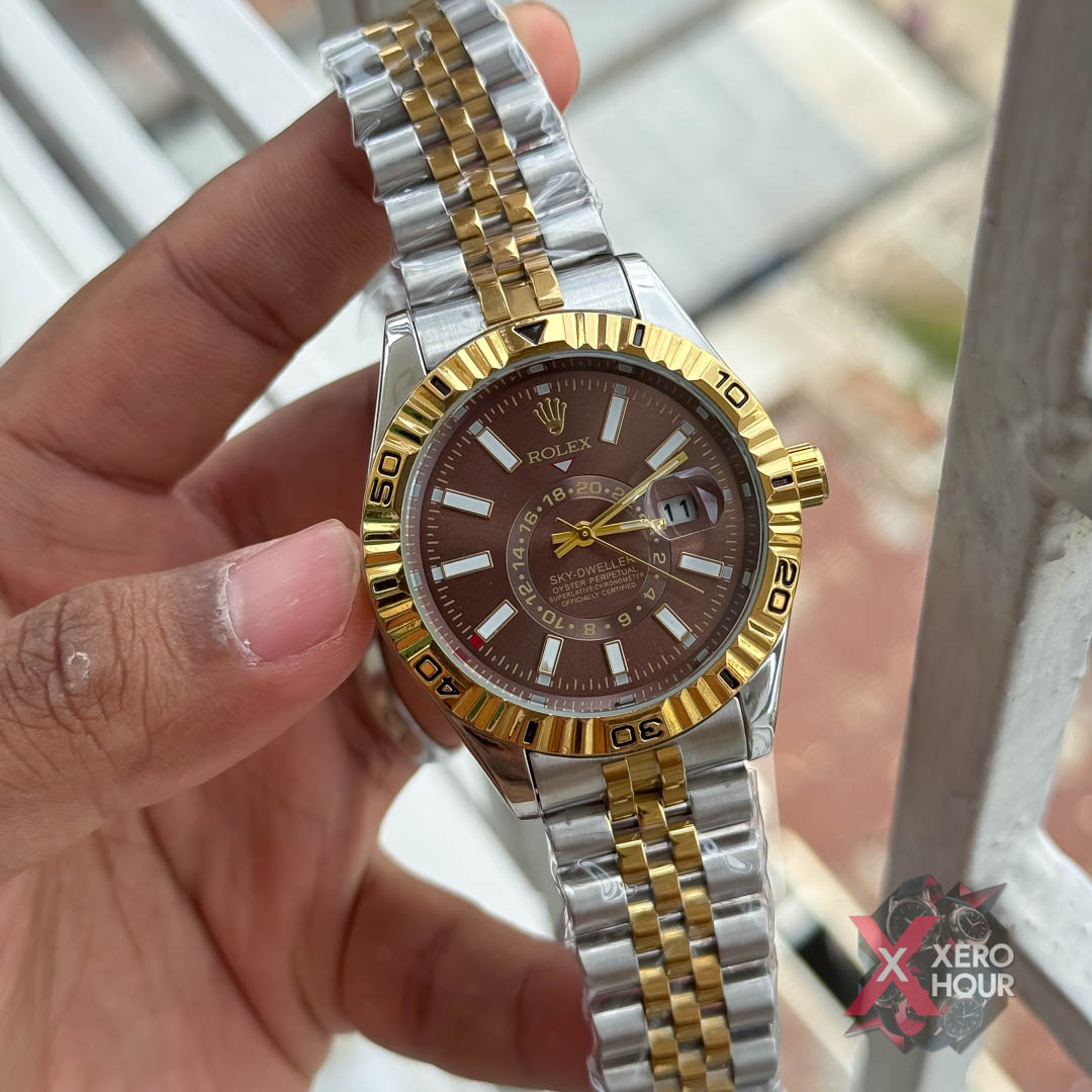 Rolex Sky Dweller AA Grade | Dual Tone | Bronze watchphase_img_3