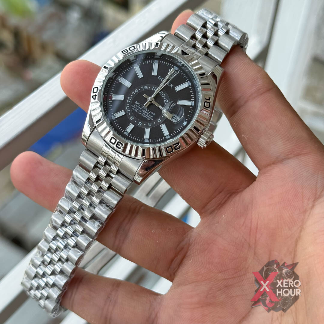 Rolex Sky Dweller AA Grade | Single Tone | Black watch phase_img_3