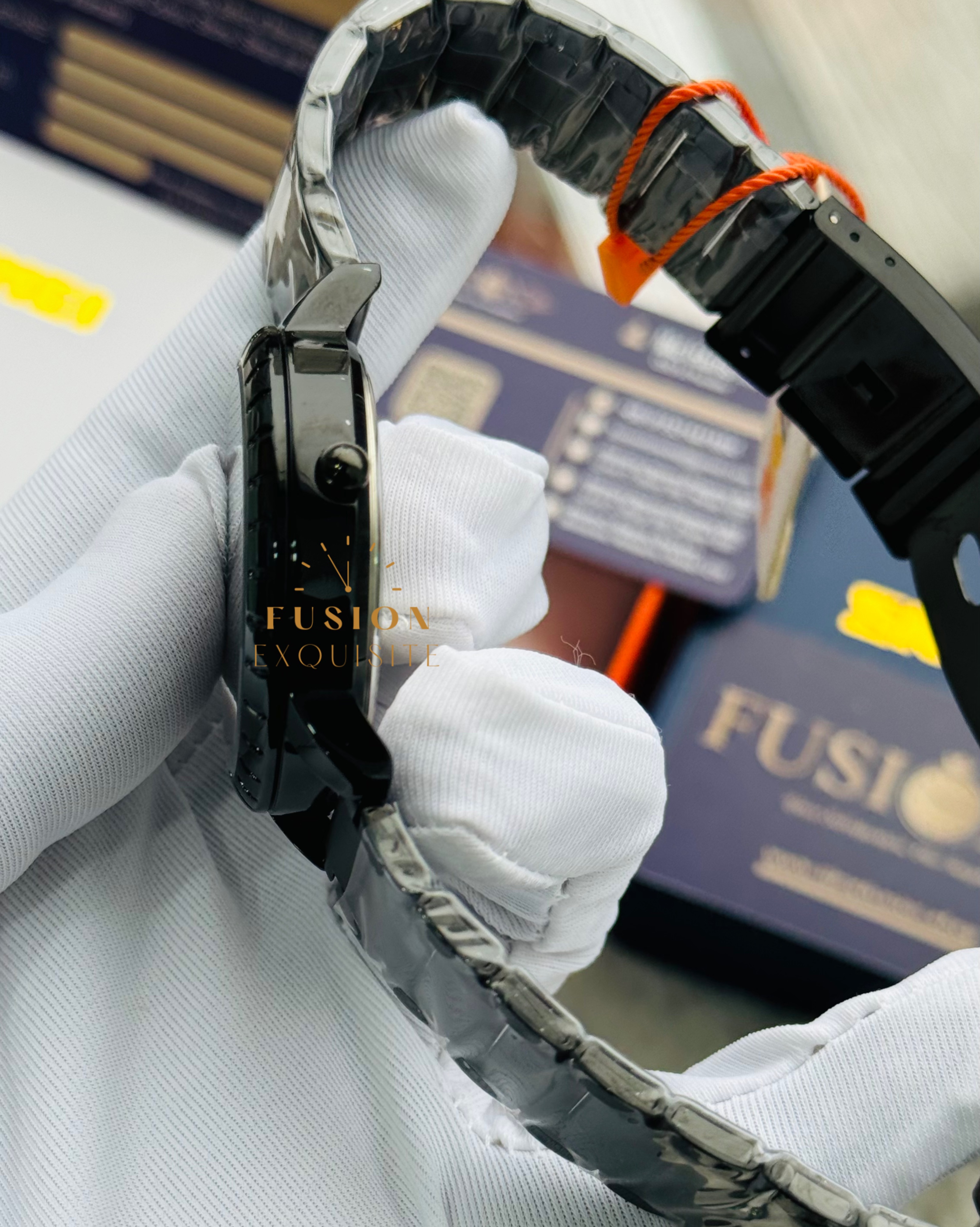 SKMEI Original Car Rim Black Color 1634 Model Watch_img_1