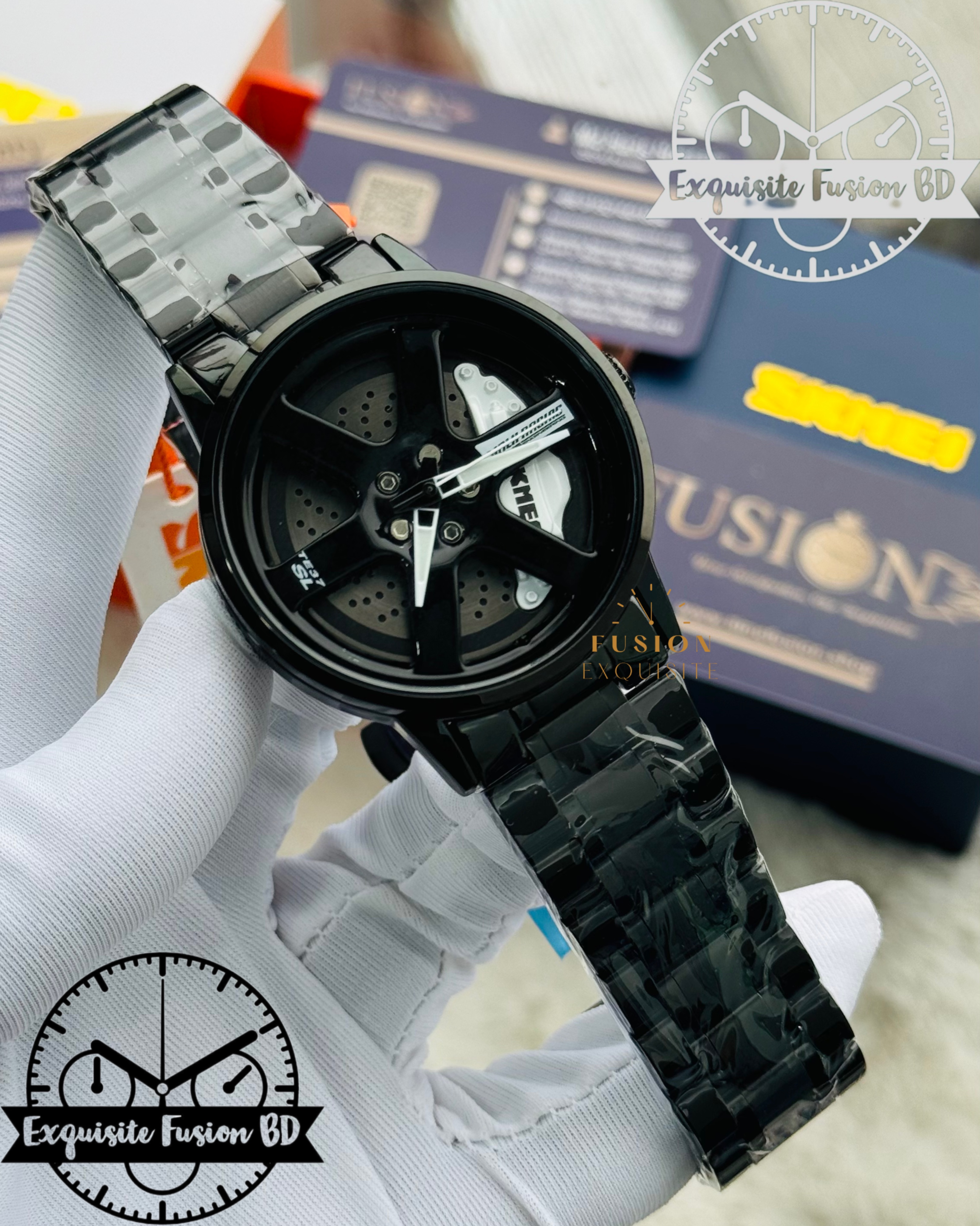 SKMEI Original Car Rim White Color 1787 Model Watch