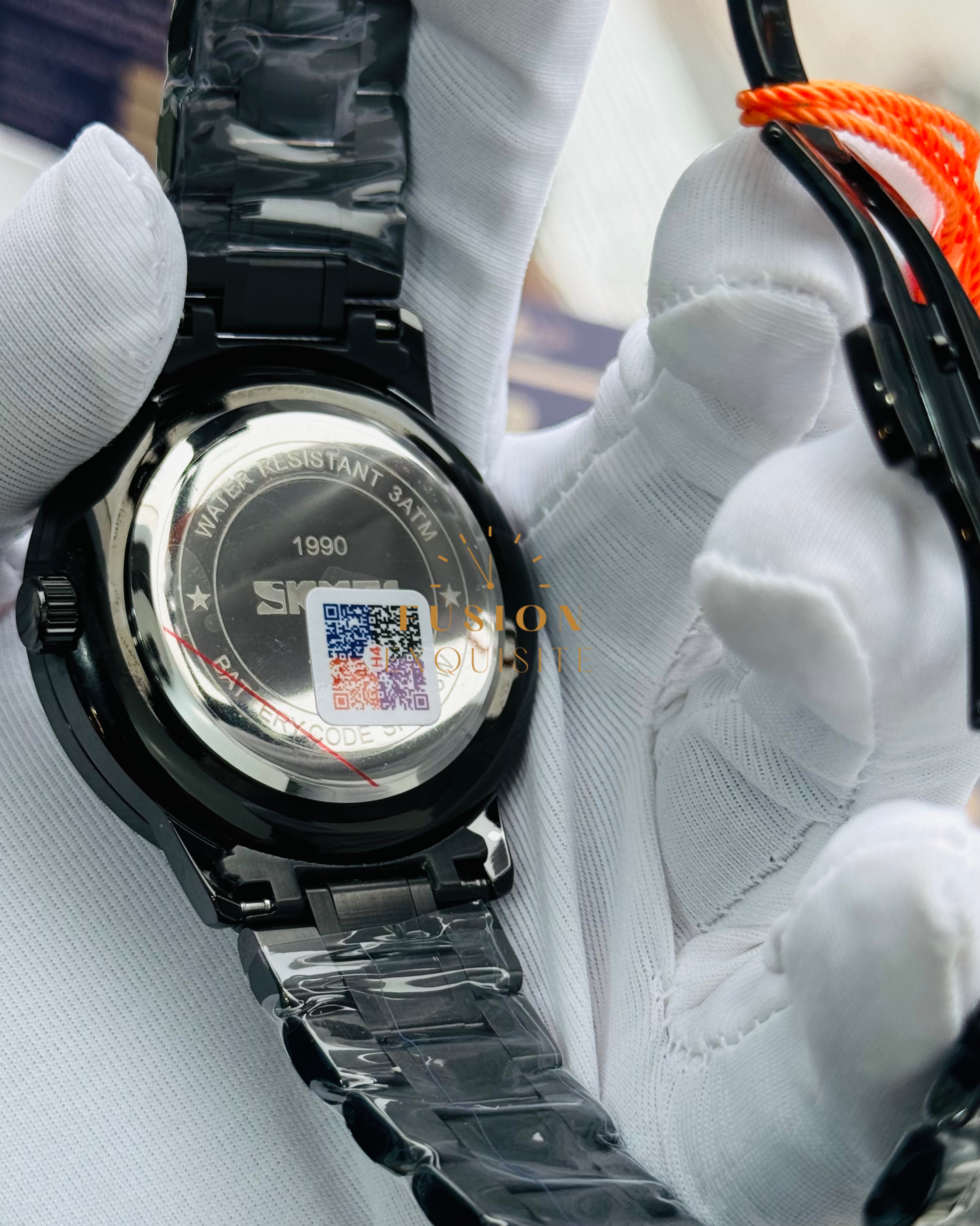 SKMEI Original Car Rim BMW Red Color 1990 Model Watch_img_2