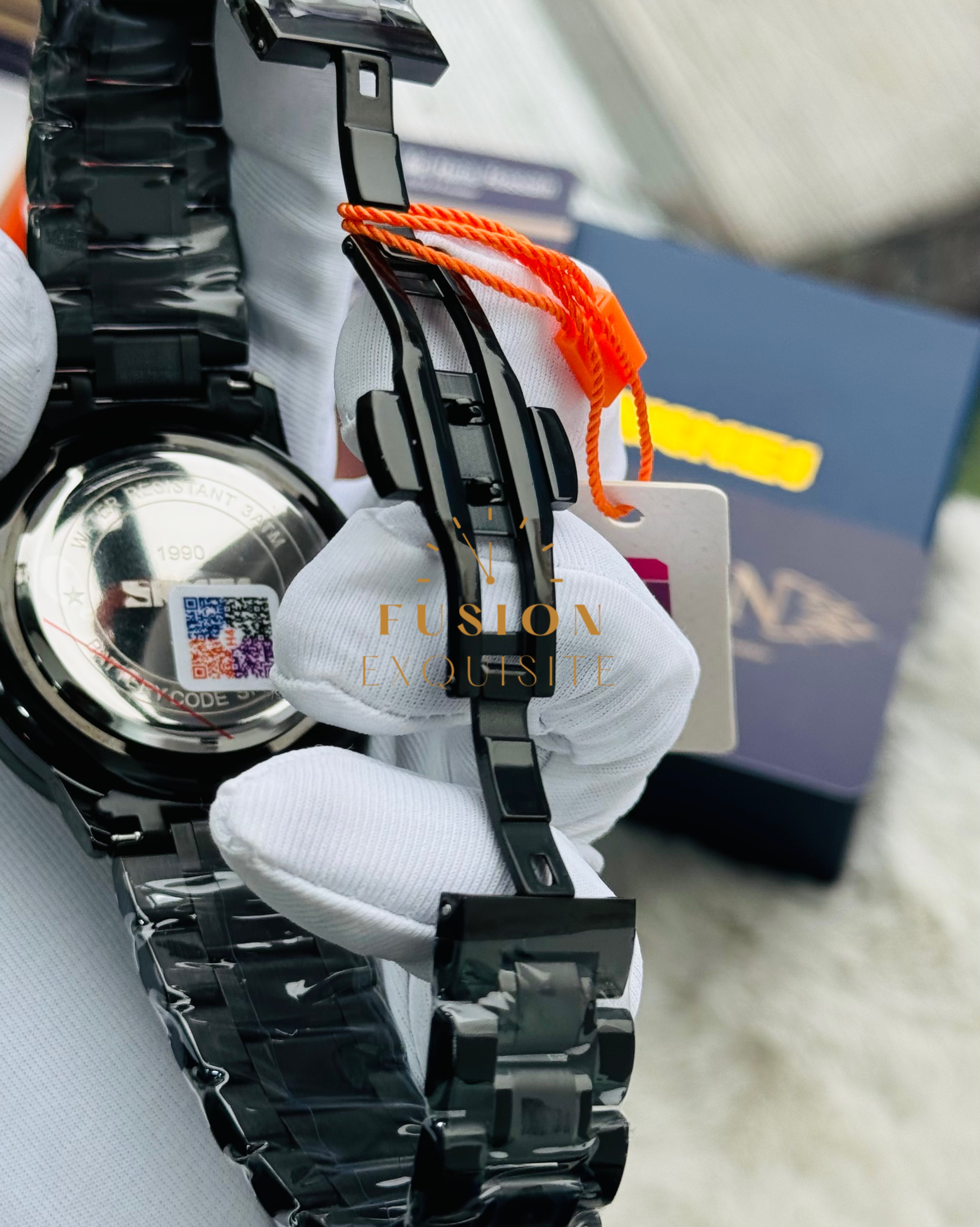 SKMEI Original Car Rim BMW Red Color 1990 Model Watch_img_3