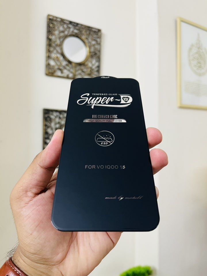 IQOO 15 Glass Protector Premium Quality Edge To Edge Full Screen_img_2