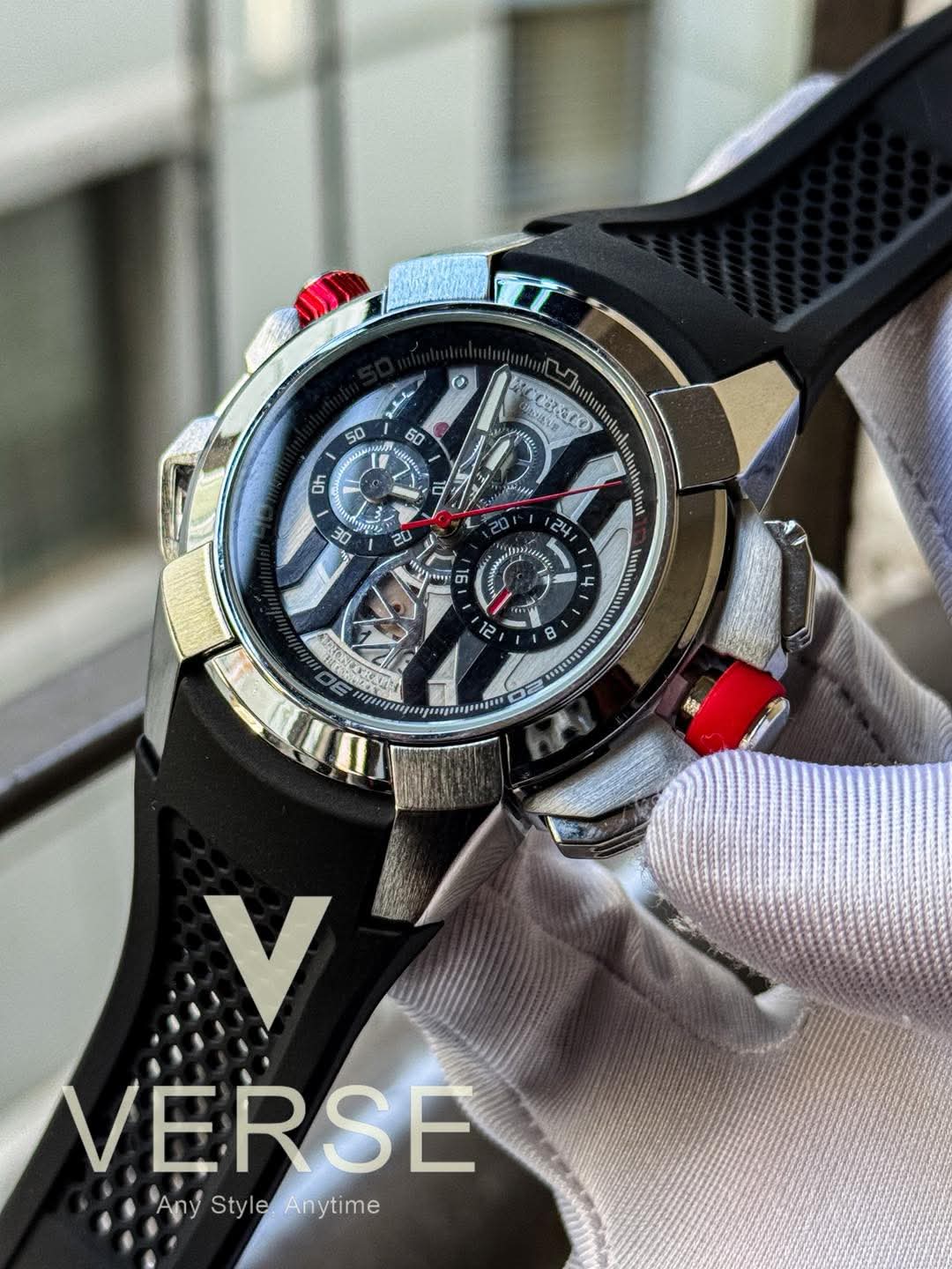 Jacob & Co messi edition silver grey dial