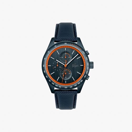 Lacoste Apext 2011297 Men’s 44 mm Blue Racing Chronograph – Leather Strap