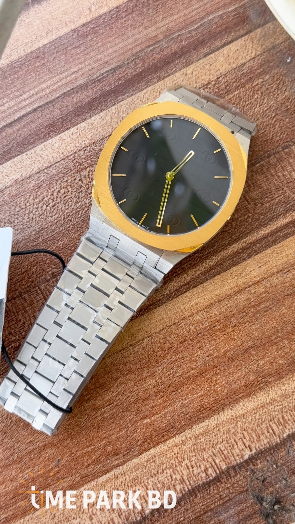 Gucci Super SLIM | Master Grade - Silver Rosegold Black dial