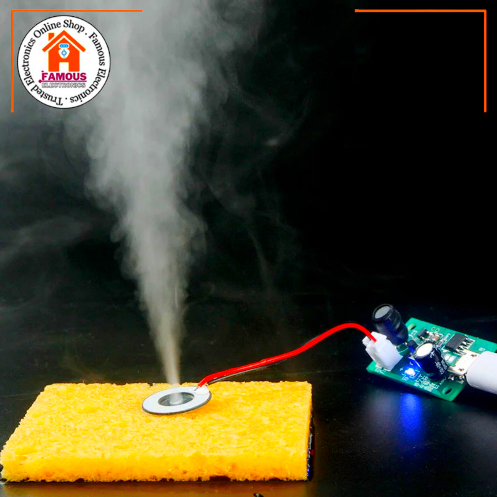 Ultrasonic 1Channel Mist Maker Atomizing Fogger Humidifier Module D20mm Mist Maker Circuit_img_6