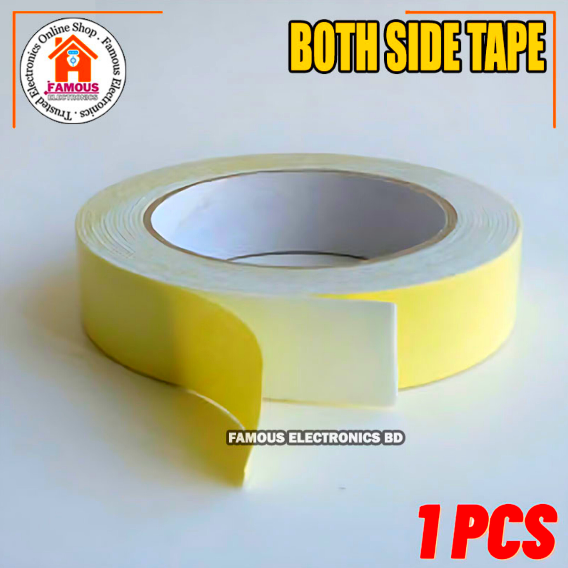 Double Sided Foam Tape 1 Inches (White)_img_1