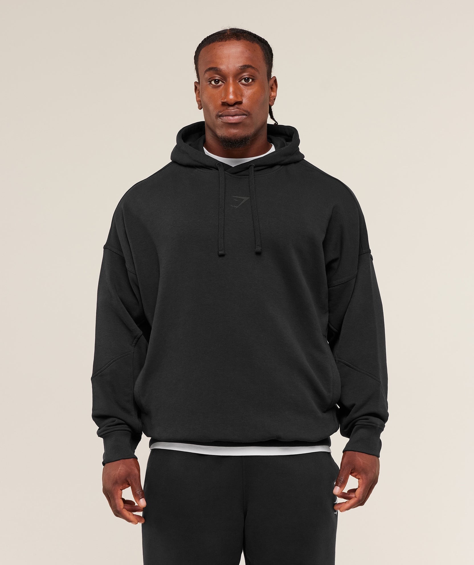 Gymshark Oversized Hoodie Black Print_img_3