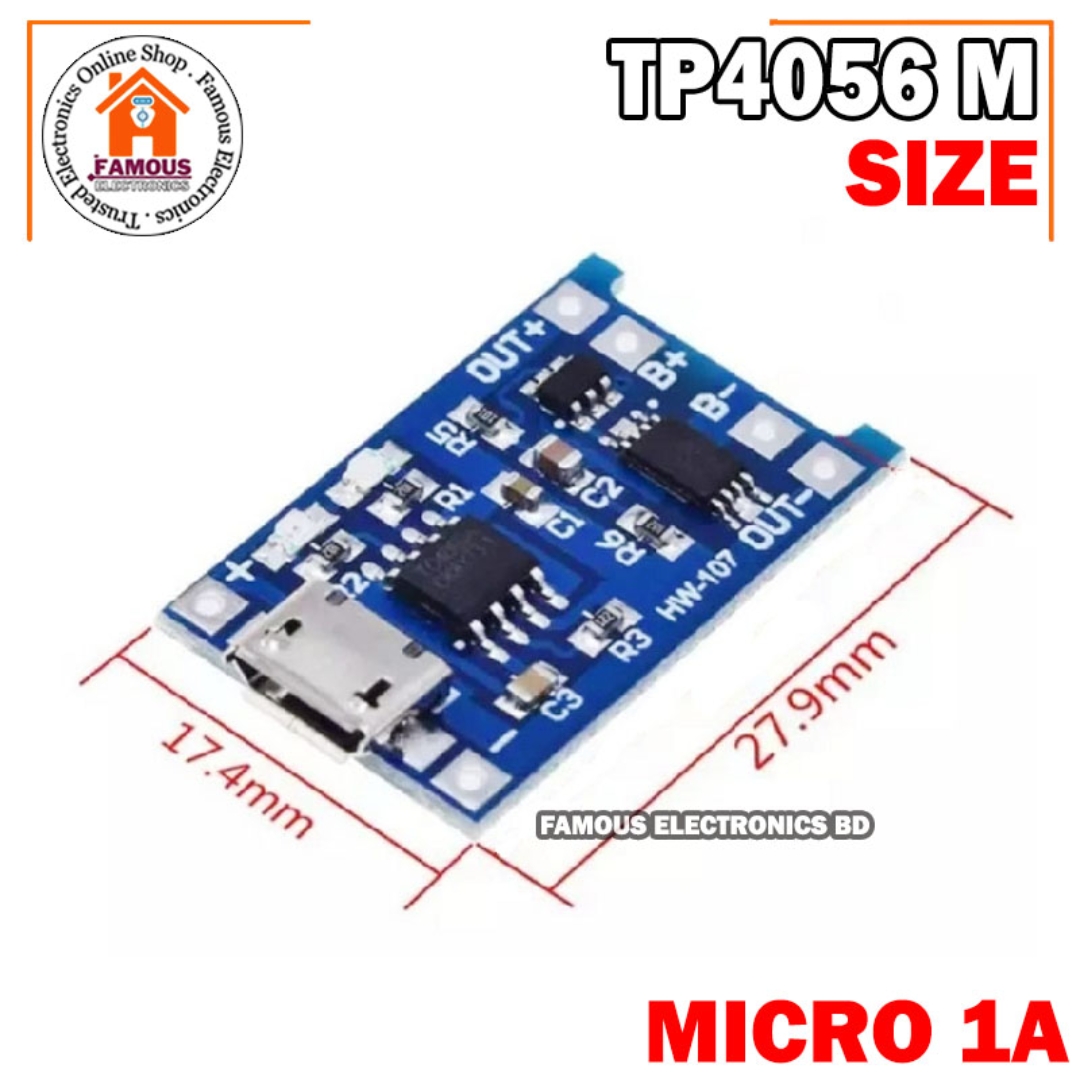 10PCS TP4056 Type-B USB 5V 1A 18650 Lithium Battery Charger Module Charging Board with Dual Protection Functions_img_4