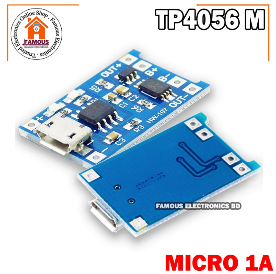 10PCS TP4056 Type-B USB 5V 1A 18650 Lithium Battery Charger Module Charging Board with Dual Protection Functions_img_5