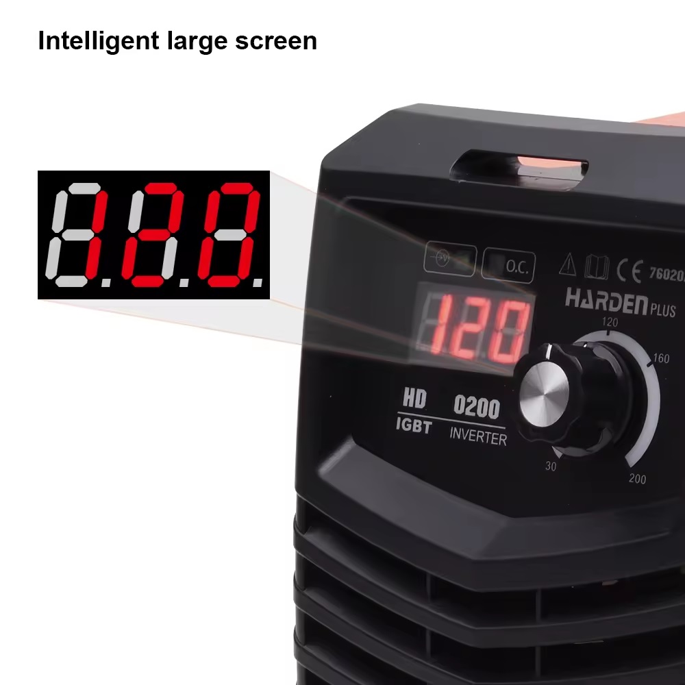 HARDEN Inverter MMA Welding Machine, 200A Model: 760202_img_1