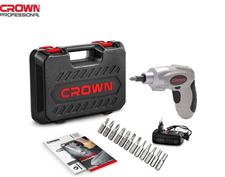 CROWN CT22001L, 3.6V Cordless Screwdriver, Max Torque 3N.m, Model: CT22001L