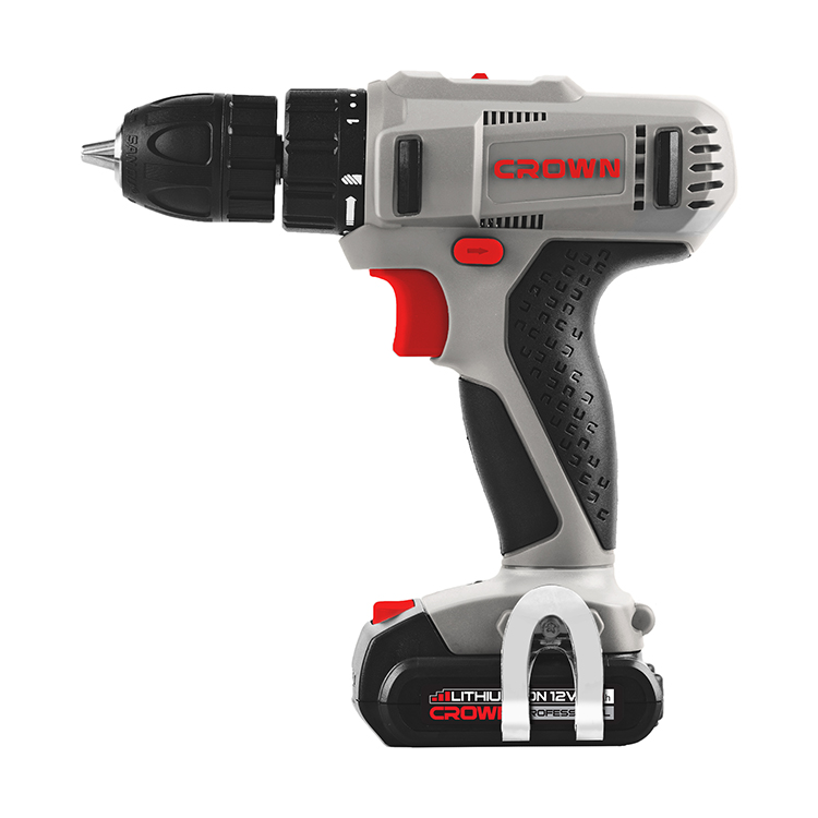 CROWN CT21052LH, Professional Cordless Drill/Screwdriver, 12V, 1.5Ah, 10mm, 25N.m; With 2pcs Battery & Charger; Model: CT21052LH_img_3