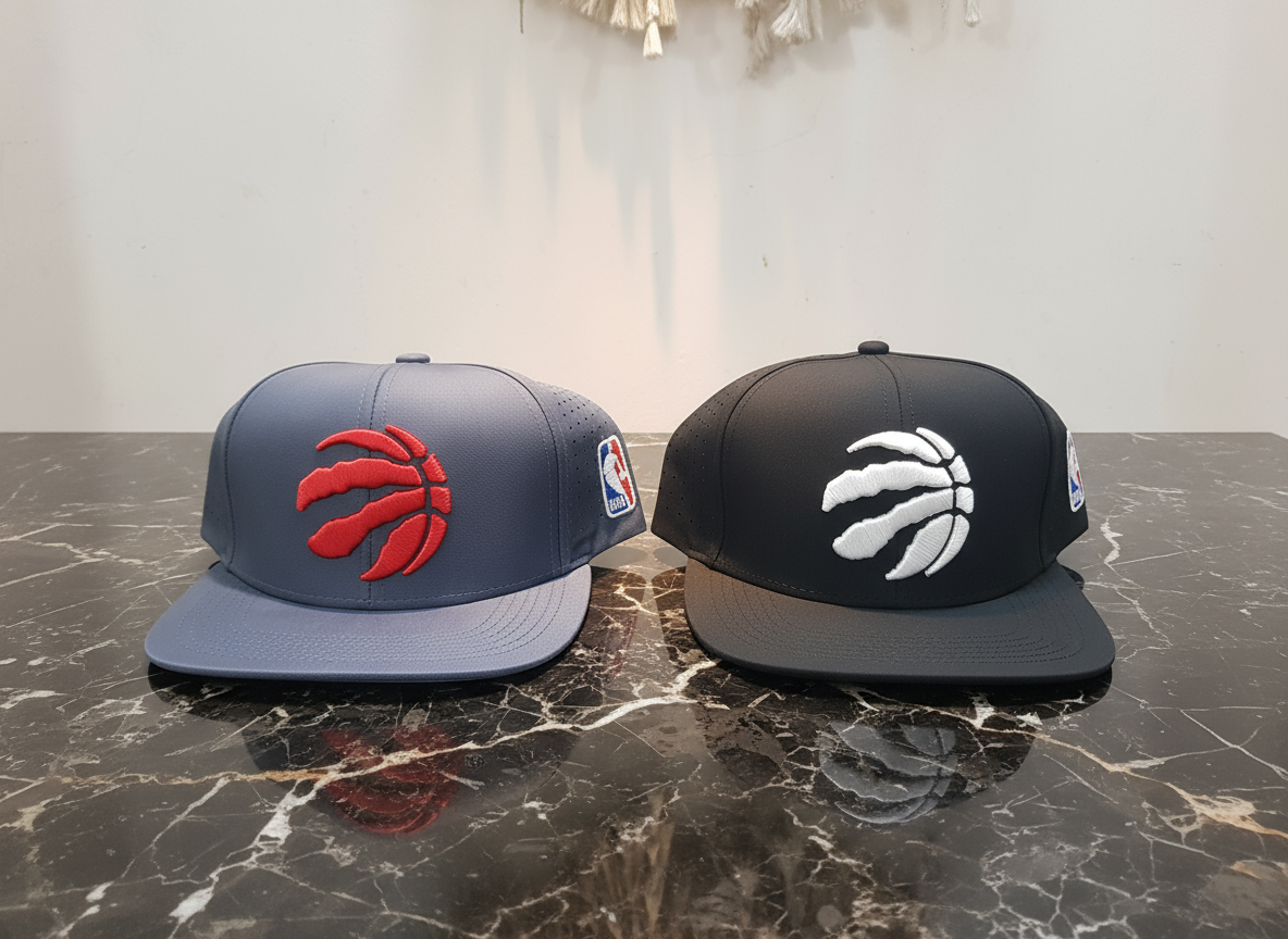 Premium Raptors Logo Cap – Shadow Eclipse & Silver Mist | High-Quality Embroidered Unisex Sports Hat_img_3