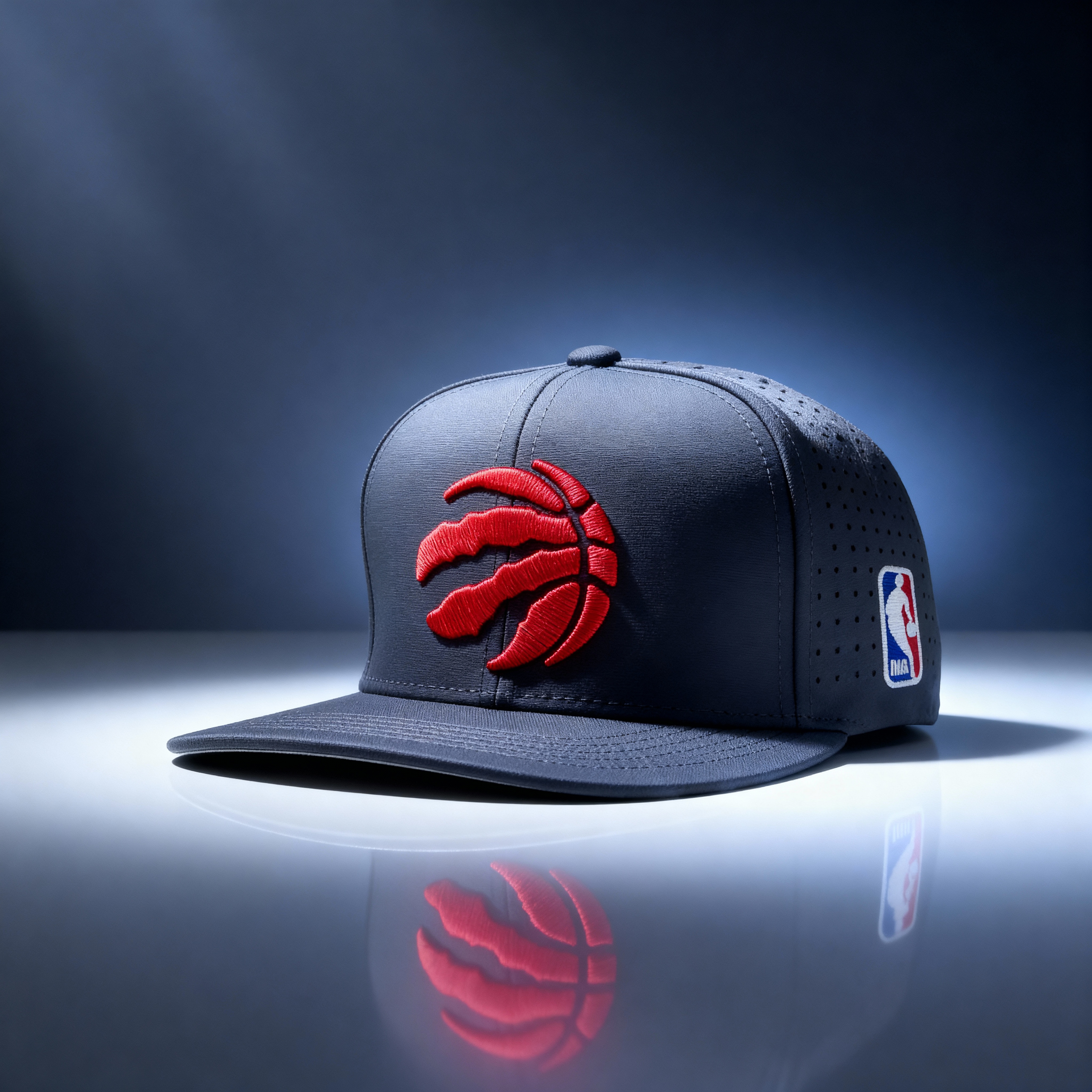 Premium Raptors Logo Cap – Shadow Eclipse & Silver Mist | High-Quality Embroidered Unisex Sports Hat_img_5