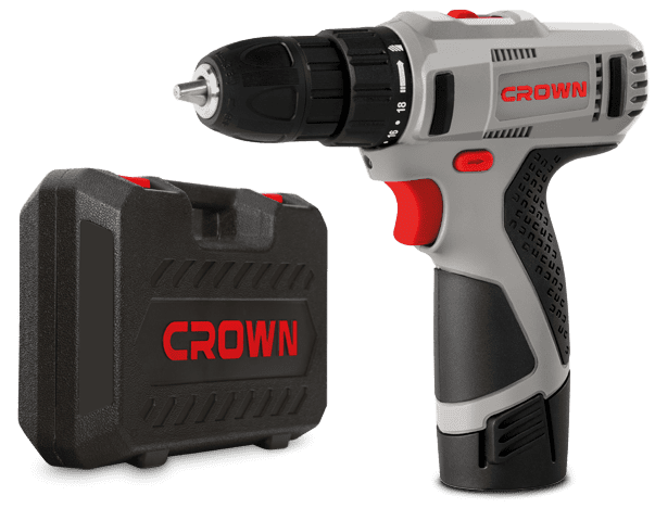 CROWN CT21053 Professional Cordless Drill/Screwdriver with 2pcs Battery & Charger, 12V, 1.5Ah, 10mm, 25N.m; Model: CT21053LH-1.5 BMC_img_2