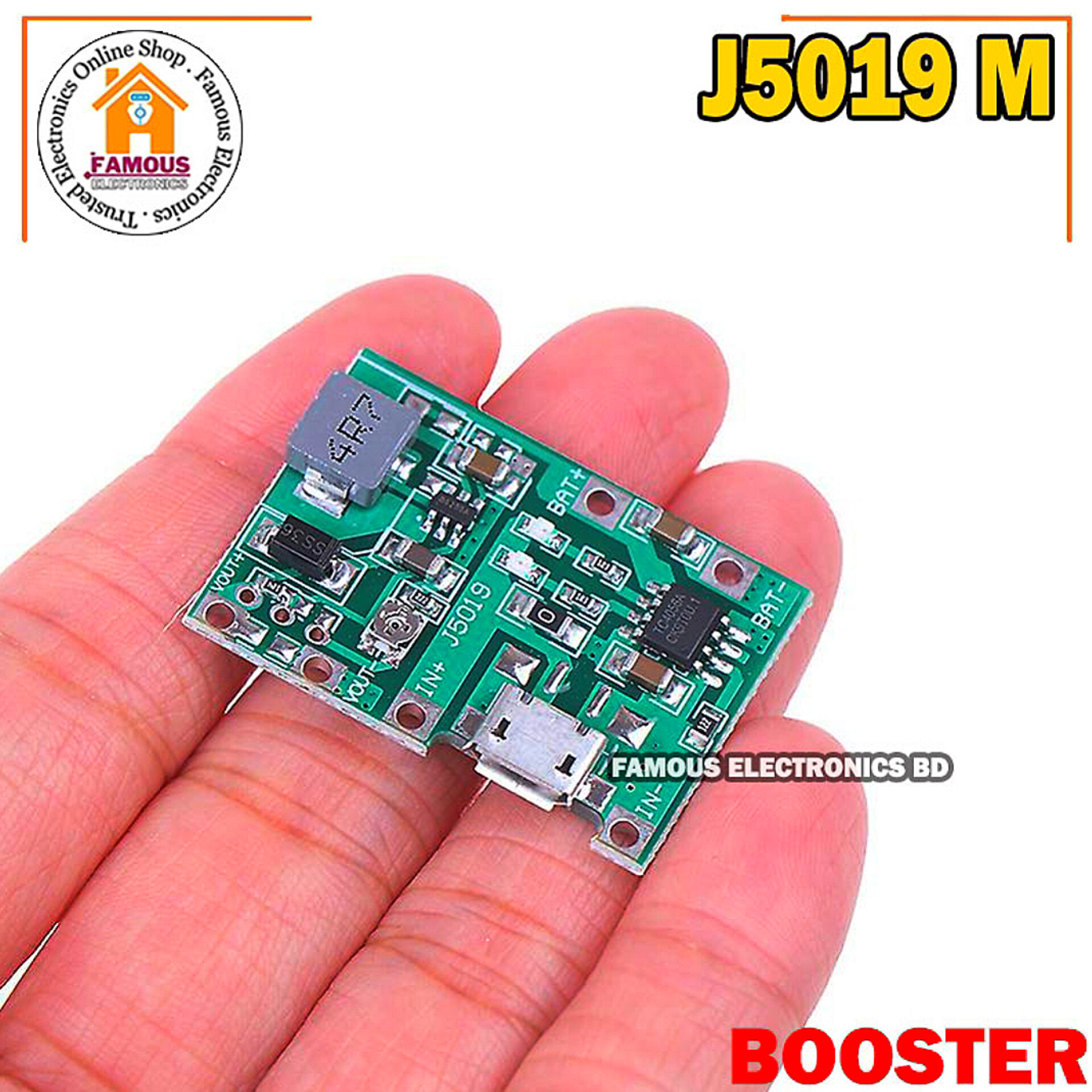 J5019 Li-ion 3.7/4.2 Volt Battery Charger Board + DC-DC Step Up and Down Boost Module_img_5