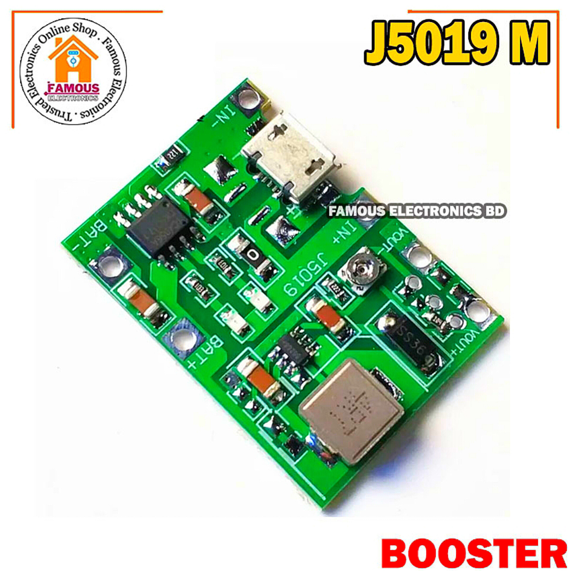 J5019 Li-ion 3.7/4.2 Volt Battery Charger Board + DC-DC Step Up and Down Boost Module_img_7