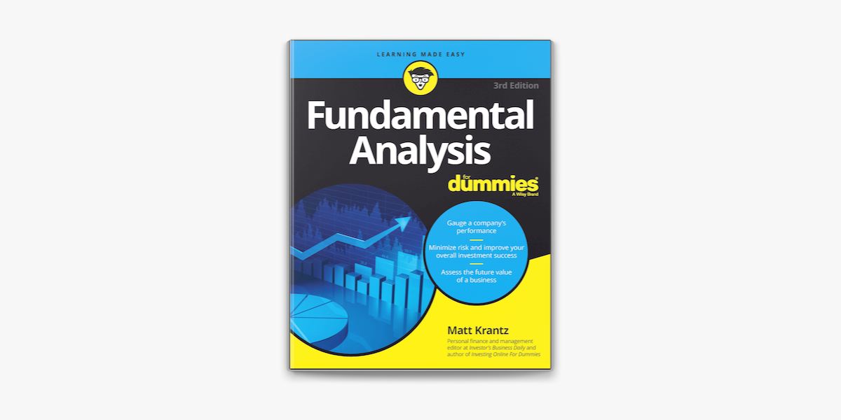 Fundamental Analysis For Dummies by Matthew Krantz (For Dummies (Business & Personal Finance))_img_0