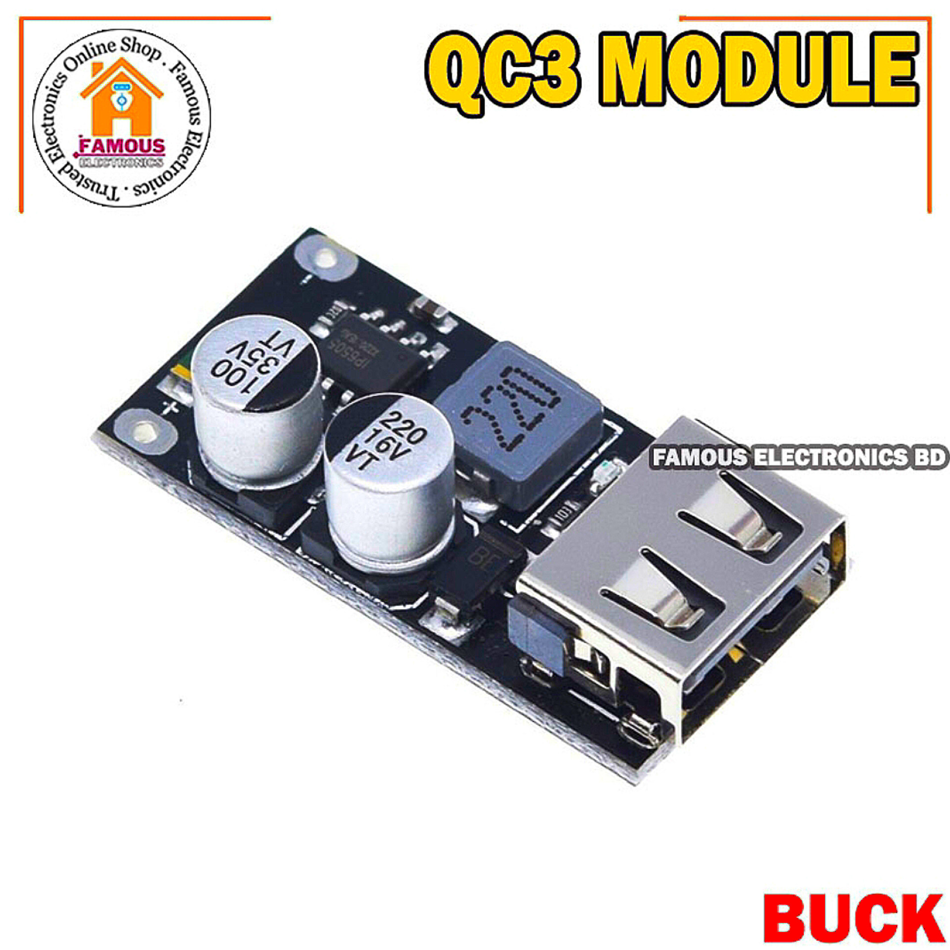QC 3.0 2.0 usb fast quick charging module DIY charge board phone charger Encounter_img_1