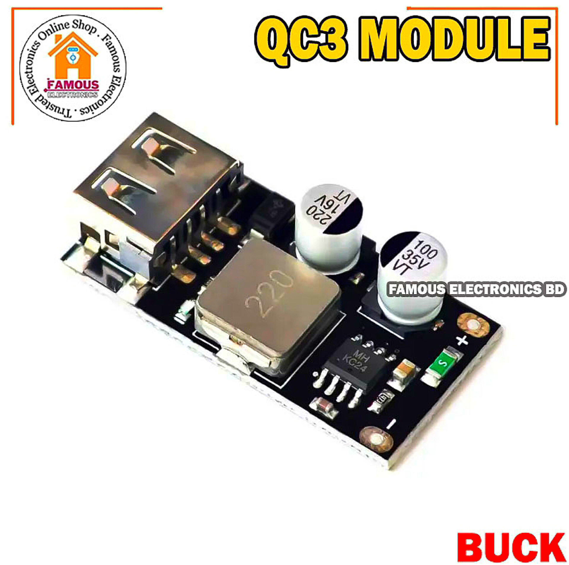QC 3.0 2.0 usb fast quick charging module DIY charge board phone charger Encounter_img_4