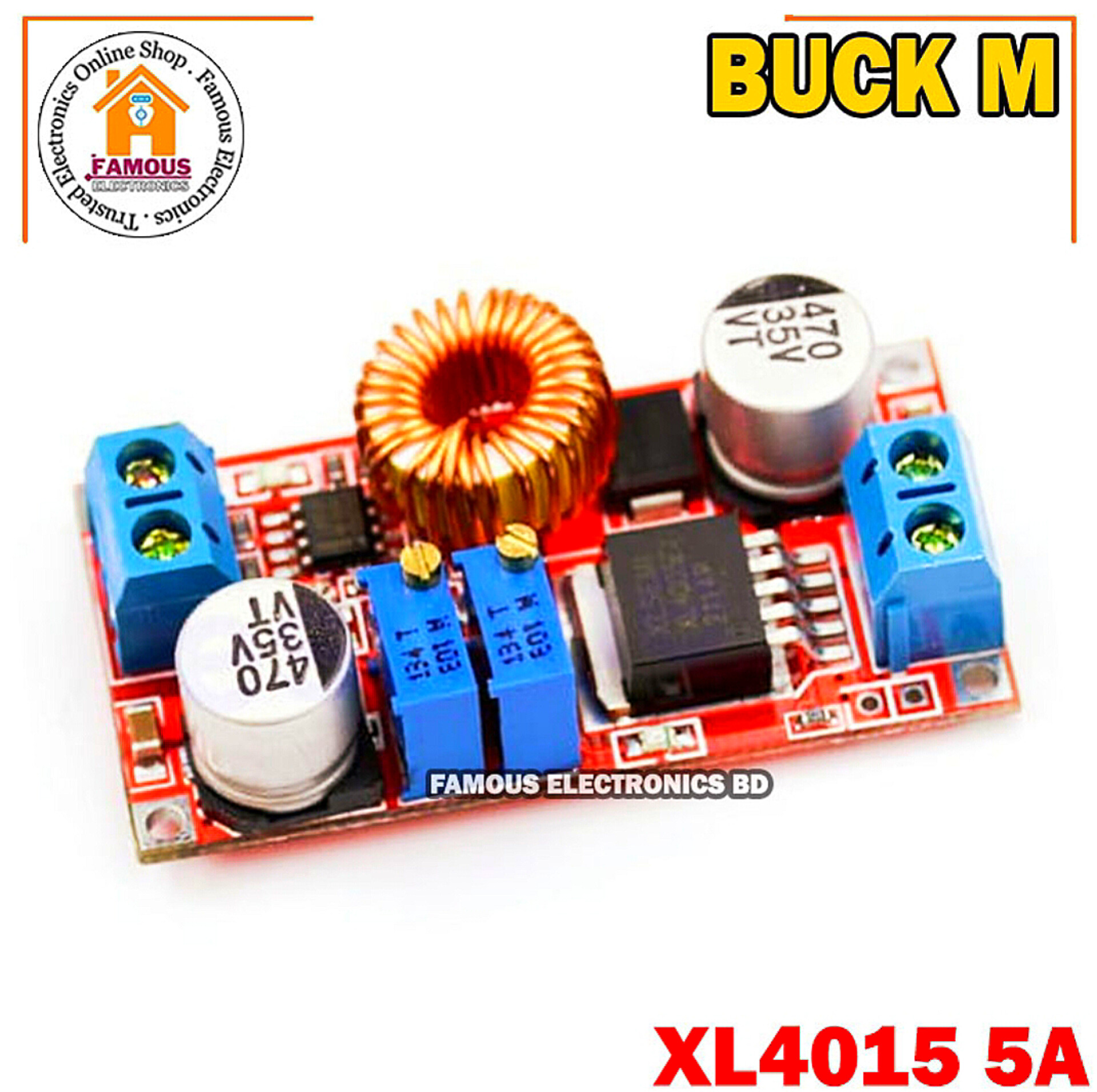 XL4015 Buck Converter 5A DC To DC CC CV Lithium Battery Step down Charging Board Led Power Converter Charger Step Down Module_img_3