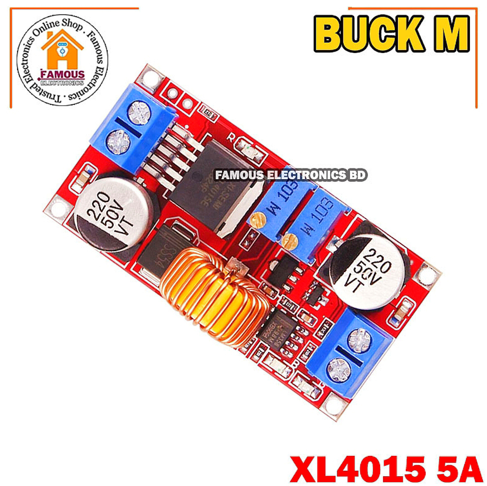 XL4015 Buck Converter 5A DC To DC CC CV Lithium Battery Step down Charging Board Led Power Converter Charger Step Down Module_img_6
