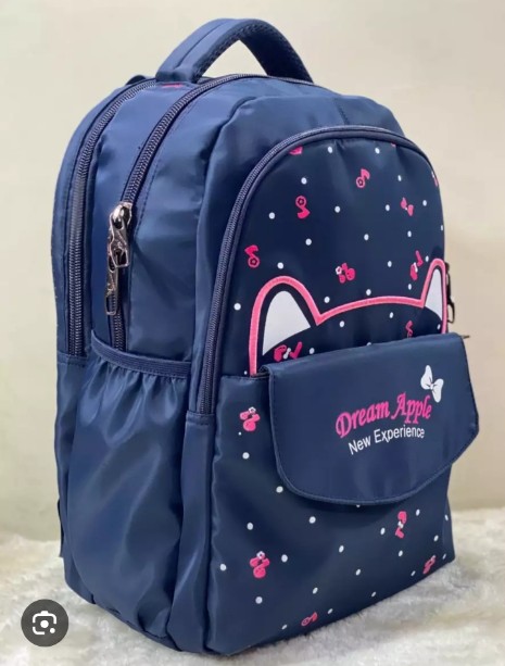 Wonderful Design Women Exclusive School & College Backpack - School Bag For Girls Pink colour/ blue/black_img_0