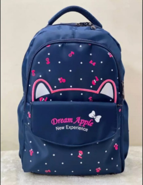 Wonderful Design Women Exclusive School & College Backpack - School Bag For Girls Pink colour/ blue/black_img_1