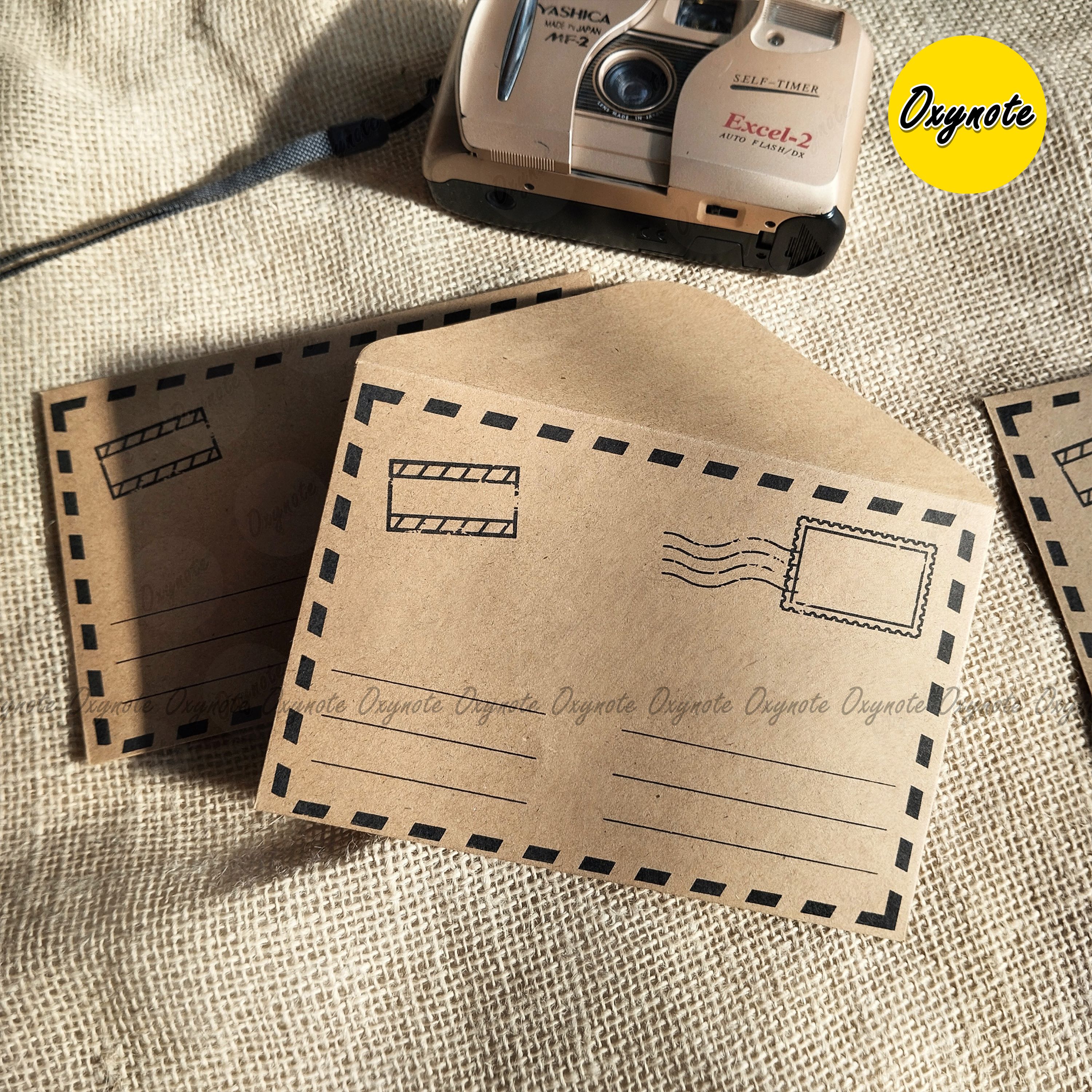 Monarch Series Postcard Designed Envelope Set by OXYNOTE