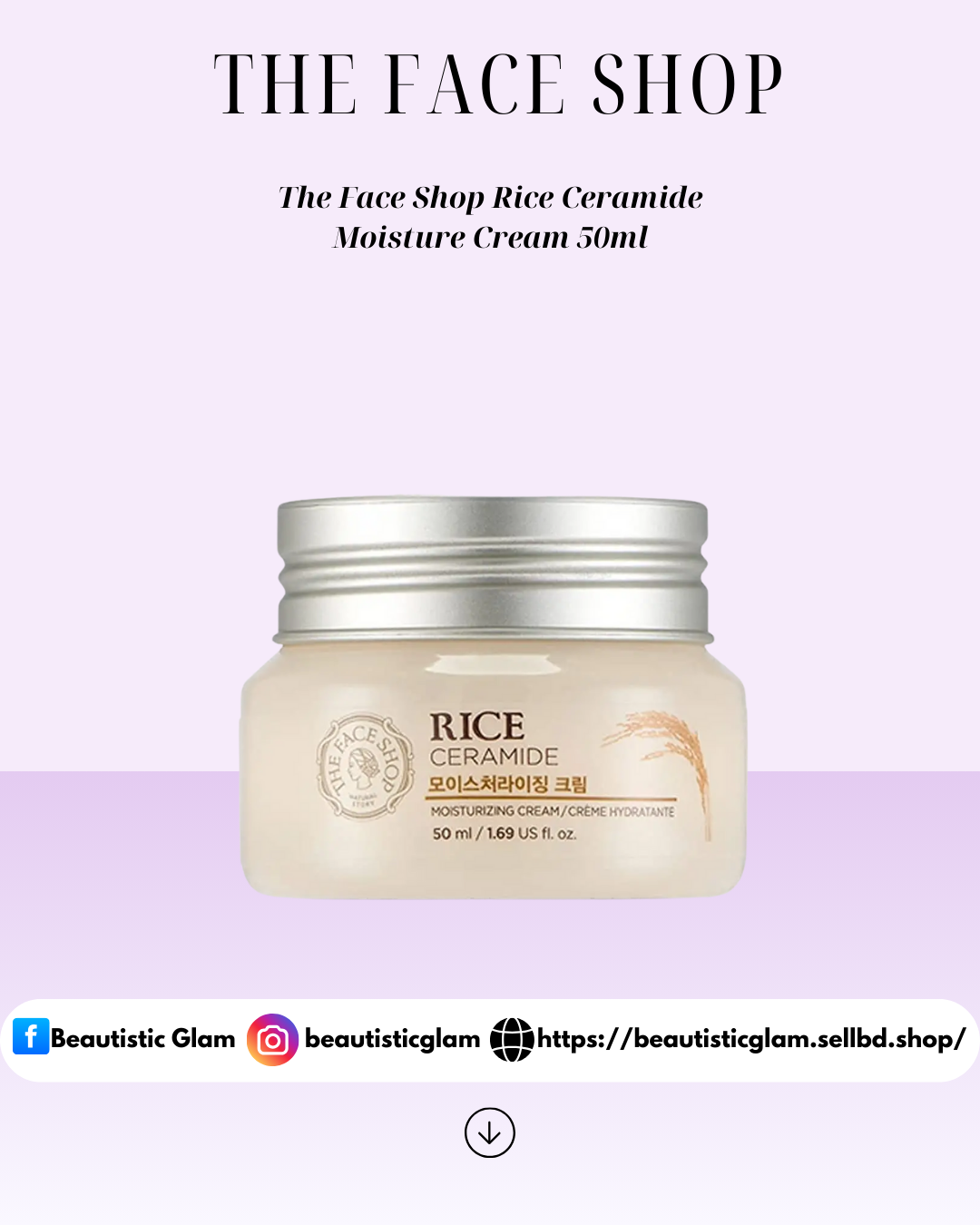 The Face Shop The Face Shop Rice Ceramide Moisture Cream 50ml